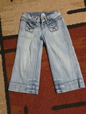 Vintage Jean Capri Jorts Y2K Womens Size 0